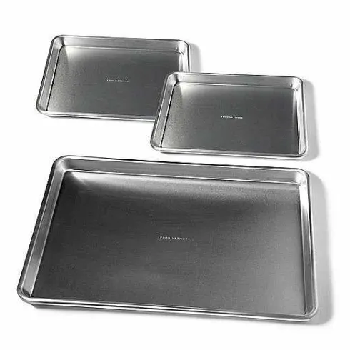 Food Network 3-Pc. Natural Aluminum Baking Sheet Set<Food Network™ Hot