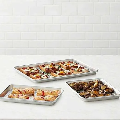 Food Network 3-Pc. Natural Aluminum Baking Sheet Set<Food Network™ Hot