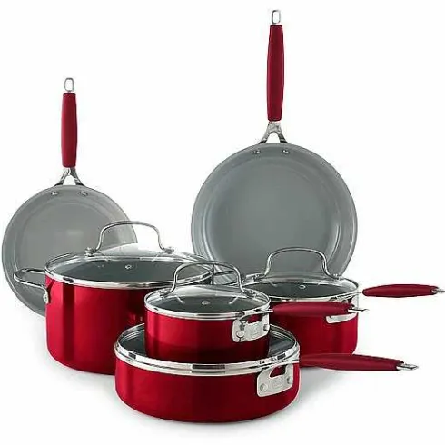 Food Network 10-Pc. Nonstick Ceramic Cookware Set<Food Network™ Online