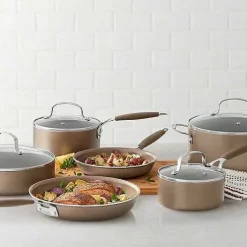 Food Network 10-Pc. Nonstick Ceramic Cookware Set<Food Network™ Online