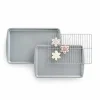 Food Network 3-Pc. Nonstick Cookie Sheet Set With Cooling Rack<Food Network™ Clearance