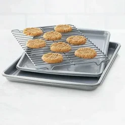Food Network 3-Pc. Nonstick Cookie Sheet Set With Cooling Rack<Food Network™ Clearance