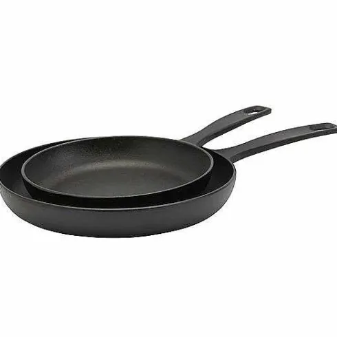 Food Network 2-Pc. Pre-Seasoned Cast-Iron Skillet Set<Food Network™ Best