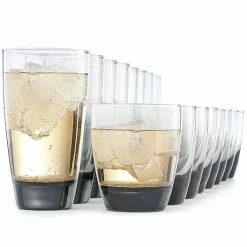 Food Network 16-Pc. Smoke Glassware Set<Food Network™