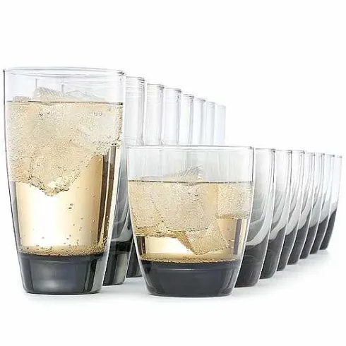 Food Network 16-Pc. Smoke Glassware Set<Food Network™