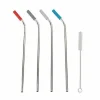 Food Network 5-Pc. Stainless Steel Reusable Straw & Cleaning Brush Set<Food Network™ Hot