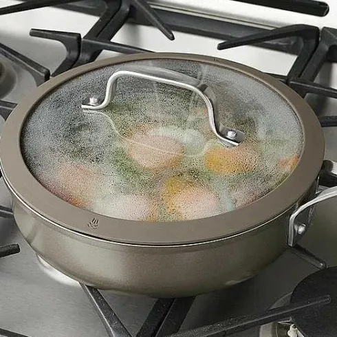 Food Network 14-Pc. Textured Titanium Nonstick Cookware Set<Food Network™ Hot