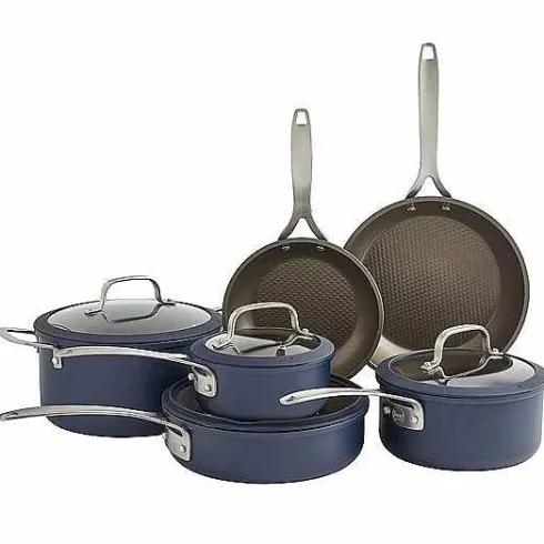 Food Network 10-Pc. Textured Titanium Nonstick Cookware Set<Food Network™ Outlet