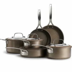 Food Network 10-Pc. Textured Titanium Nonstick Cookware Set<Food Network™ Outlet