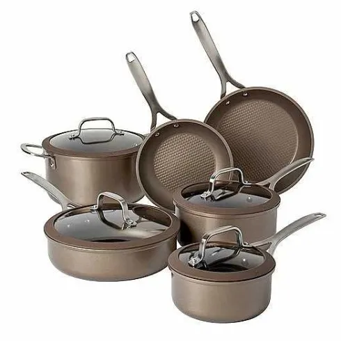 Food Network 10-Pc. Textured Titanium Nonstick Cookware Set<Food Network™ Outlet
