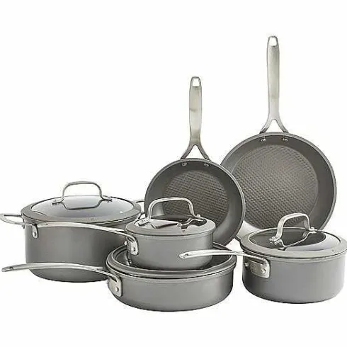 Food Network 10-Pc. Textured Titanium Nonstick Cookware Set<Food Network™ Outlet