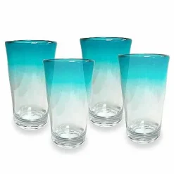 Food Network 4-Pc. Turquoise Ombre Acrylic Highball Glass Set<Food Network™ New