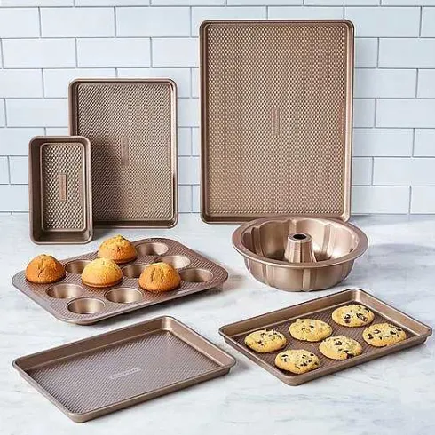 Food Network 7-Pc. Ultimate Textured Bakeware Set<Food Network™ Hot