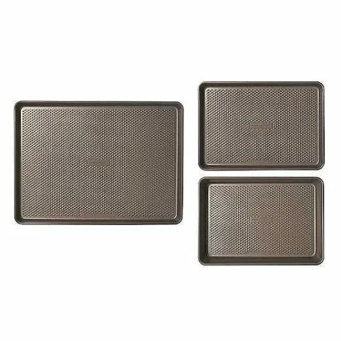 Food Network Performance Series Textured Nonstick 3-Pc. Bakeware Set<Food Network™ Hot