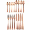Food Network 16-Piece Classic Copper Flatware Set<Food Network™ Clearance