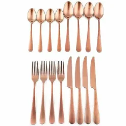 Food Network 16-Piece Classic Copper Flatware Set<Food Network™ Clearance