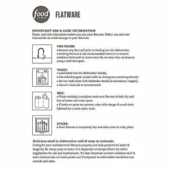 Food Network 20-Piece Classic Silver Flatware Set<Food Network™ Best