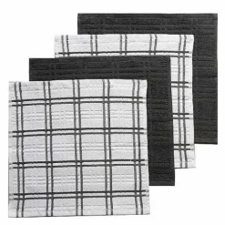 Food Network Plaid Dishcloth 4-Pk.<Food Network™ Sale
