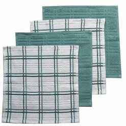 Food Network Plaid Dishcloth 4-Pk.<Food Network™ Sale