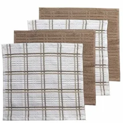 Food Network Plaid Dishcloth 4-Pk.<Food Network™ Sale