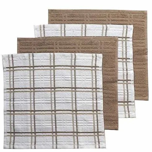 Food Network Plaid Dishcloth 4-Pk.<Food Network™ Sale