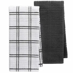Food Network Plaid Kitchen Towel 2-Pack<Food Network™ New
