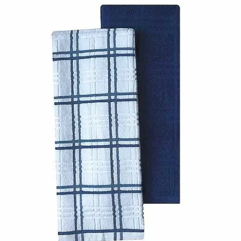 Food Network Plaid Kitchen Towel 2-Pack<Food Network™ New