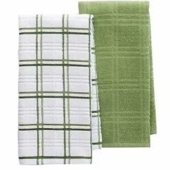 Food Network Plaid Kitchen Towel 2-Pack<Food Network™ New