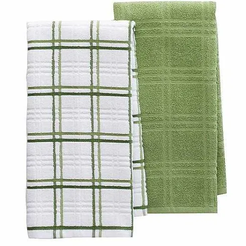 Food Network Plaid Kitchen Towel 2-Pack<Food Network™ New