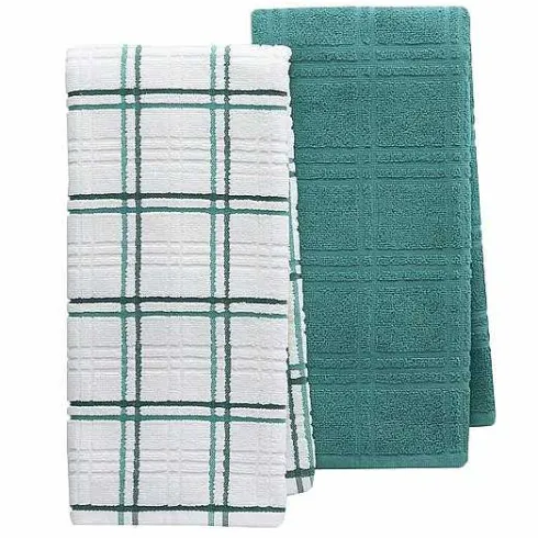Food Network Plaid Kitchen Towel 2-Pack<Food Network™ New