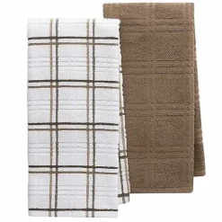 Food Network Plaid Kitchen Towel 2-Pack<Food Network™ New