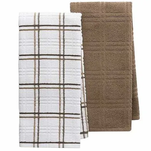 Food Network Plaid Kitchen Towel 2-Pack<Food Network™ New