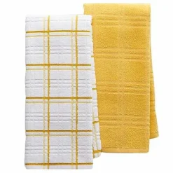 Food Network Plaid Kitchen Towel 2-Pack<Food Network™ New