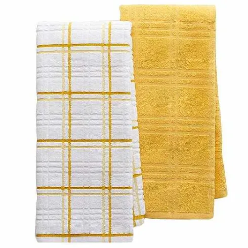 Food Network Plaid Kitchen Towel 2-Pack<Food Network™ New