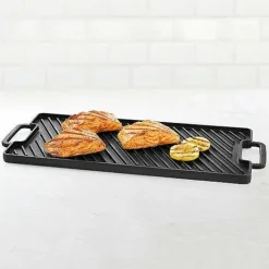 Food Network Pre-Seasoned Cast-Iron Reversible Grill<Food Network™ Sale