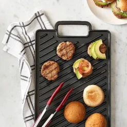 Food Network Pre-Seasoned Cast-Iron Reversible Grill<Food Network™ Sale