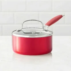 Food Network 2.5-Qt. Ceramic Saucepan With Lid<Food Network™ Clearance
