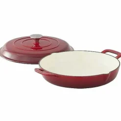 Food Network 3.5-Qt. Enameled Cast-Iron Braiser With Lid<Food Network™ Sale