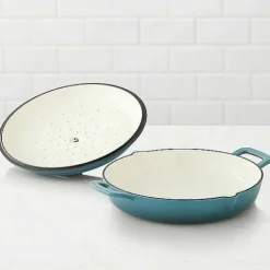 Food Network 3.5-Qt. Enameled Cast-Iron Braiser With Lid<Food Network™ Sale