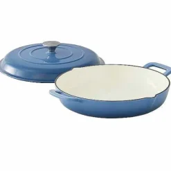 Food Network 3.5-Qt. Enameled Cast-Iron Braiser With Lid<Food Network™ Sale