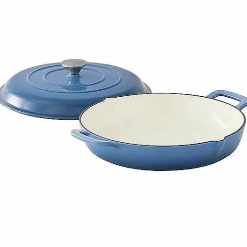 Food Network 3.5-Qt. Enameled Cast-Iron Braiser With Lid<Food Network™ Sale