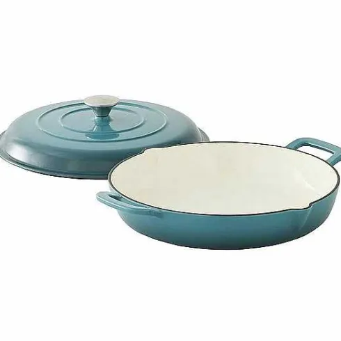 Food Network 3.5-Qt. Enameled Cast-Iron Braiser With Lid<Food Network™ Sale