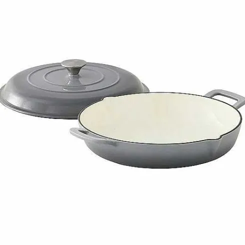 Food Network 3.5-Qt. Enameled Cast-Iron Braiser With Lid<Food Network™ Sale