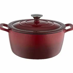 Food Network 7-Qt. Ombre Enameled Cast-Iron Dutch Oven<Food Network™ Sale