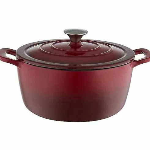 Food Network 7-Qt. Ombre Enameled Cast-Iron Dutch Oven<Food Network™ Sale