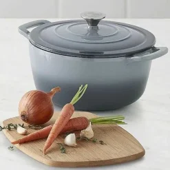Food Network 7-Qt. Ombre Enameled Cast-Iron Dutch Oven<Food Network™ Sale