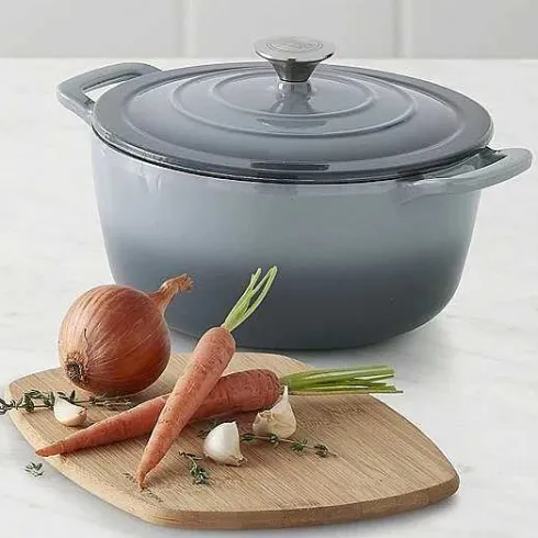Food Network 7-Qt. Ombre Enameled Cast-Iron Dutch Oven<Food Network™ Sale