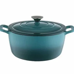Food Network 7-Qt. Ombre Enameled Cast-Iron Dutch Oven<Food Network™ Sale