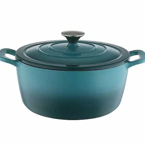 Food Network 7-Qt. Ombre Enameled Cast-Iron Dutch Oven<Food Network™ Sale