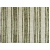 Food Network Reversible Khaki Leaves Stripe Placemat<Food Network™ Best